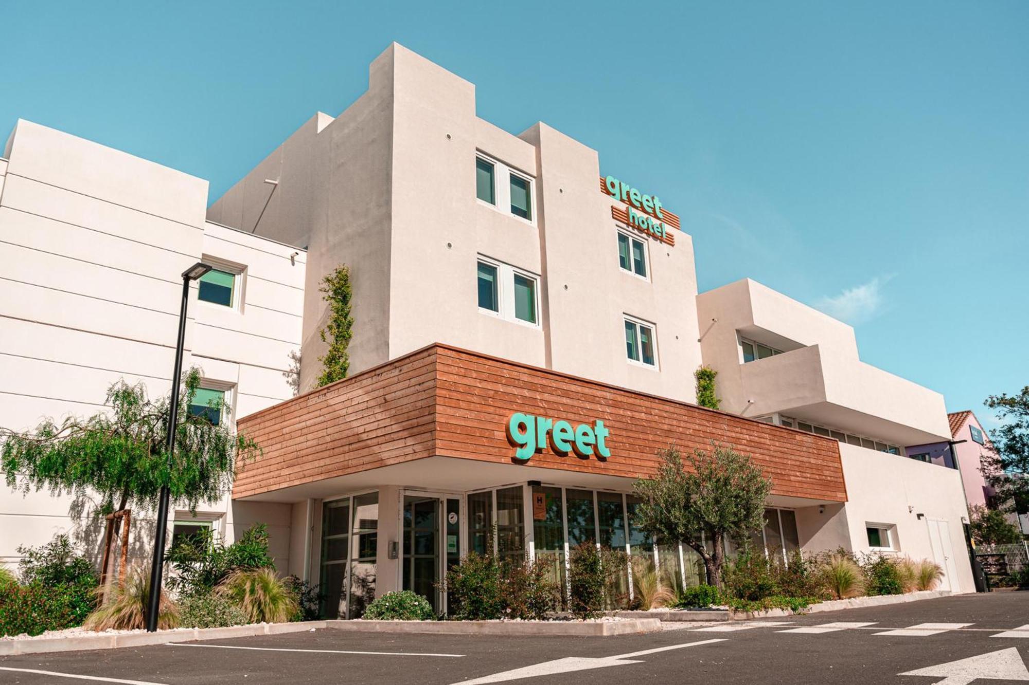 Greet Hotel Montpellier Aeroport Parc Des Expos Могио Екстериор снимка